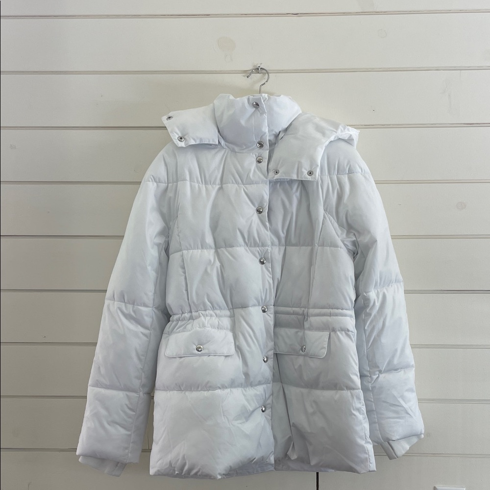 J.Crew Signature Puffer in Bright White size Tall Medium